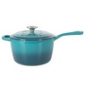 Crock Pot Artisan 3-qt. Enameled Cast Iron Saucepan with Lid, , large