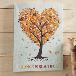 Lit Change Is Beautiful Canvas, , large