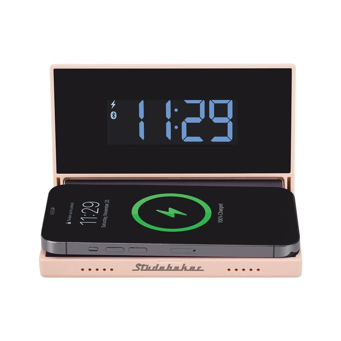 Studebaker 4-in-1 Charging Clock, , large