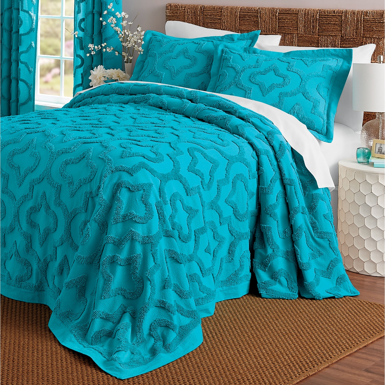 Color Connection Chenille Bedspread Seventh Avenue