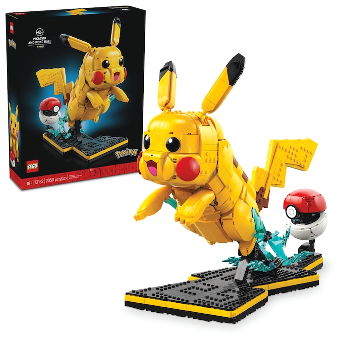 LEGO Pok&eacute;mon Pikachu and Pok&eacute; Ball, Yellow, large