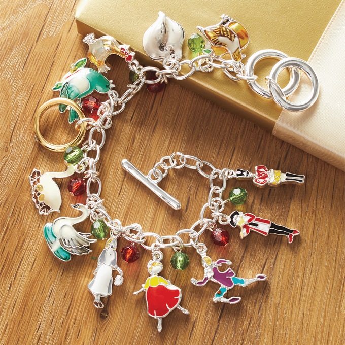 12 Day of Christmas Charm Bracelet, , large