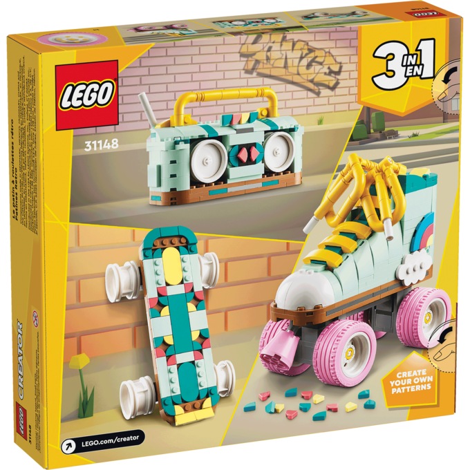 LEGO Creator Retro Roller Skate 3in1 Toy, , large