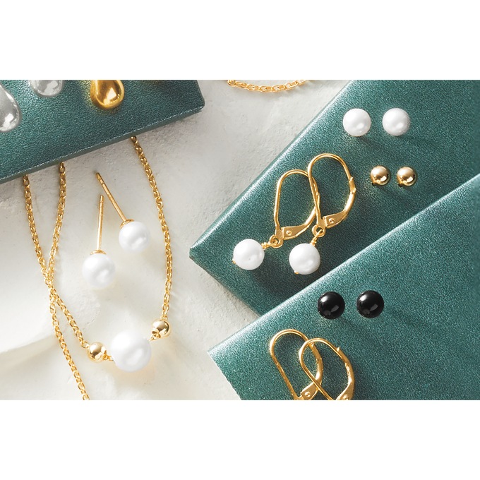 Gemstone Bead Necklace, Bracelet & Earring Set, , large