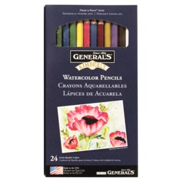 General&#39;s Pencil Kimberly 24-Piece Watercolor Pencil Set, , large