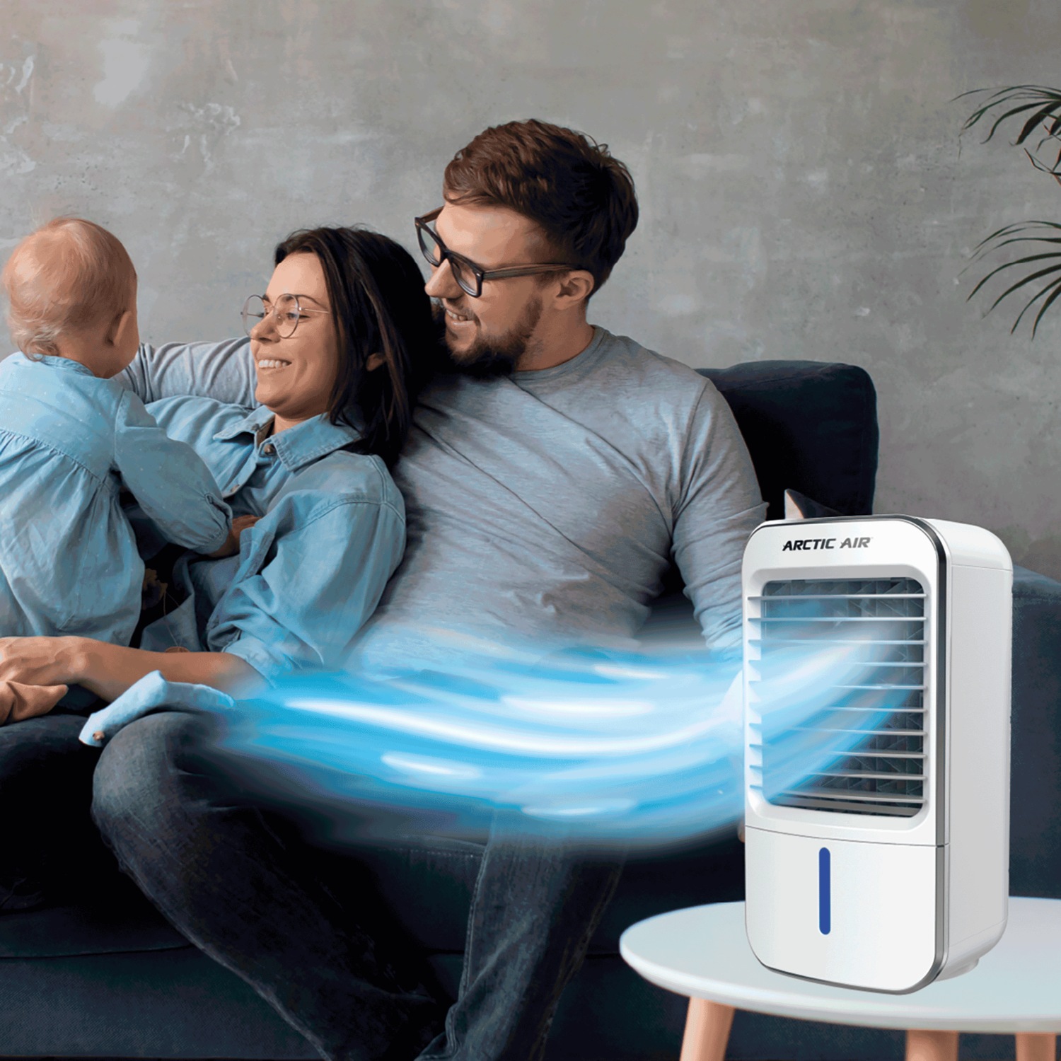 Arctic Air Turbo Chill XL Oscillating/Misting Personal-Space