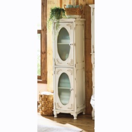 Vintage-Style Tesorino Tall Towel Cabinet, , large