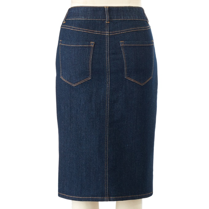 So Chic Denim Skirt, , large