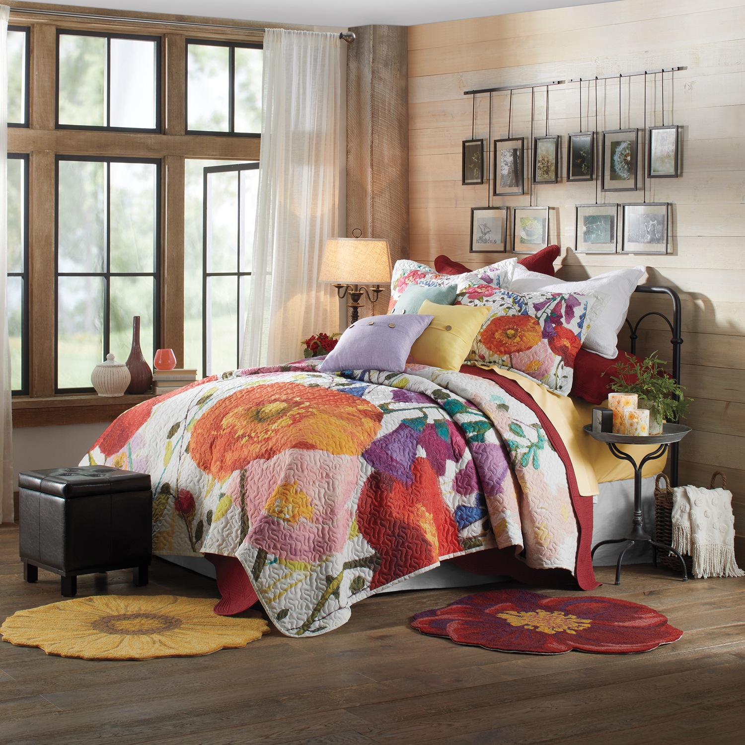 Floral Garden Oversized Quilt | Seventh Avenue