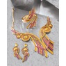 Swirl Crystal Necklace, , large