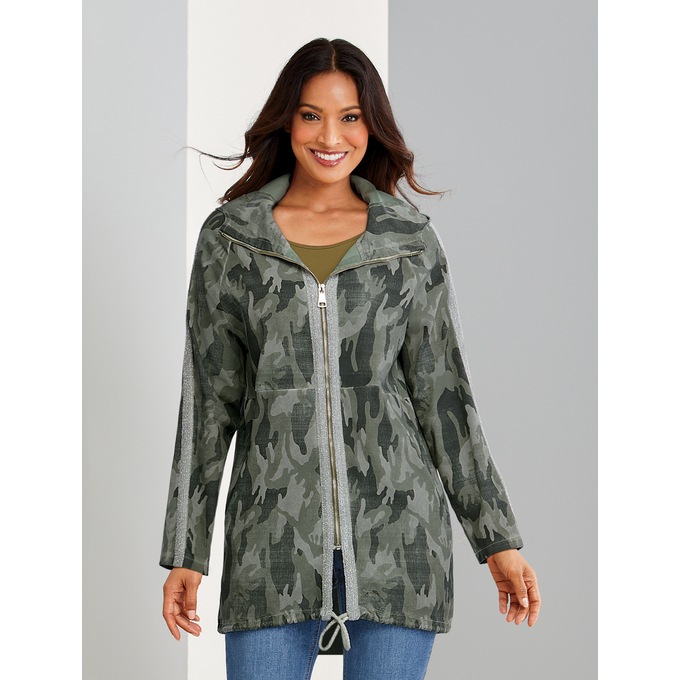 Camo Stretch Jacket, , large