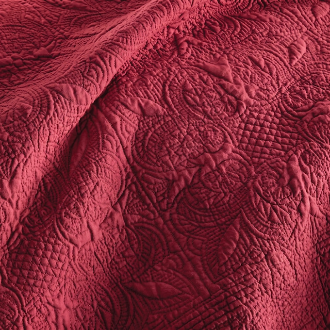 Chateau Oversized Reversible Cotton Quilt, , large