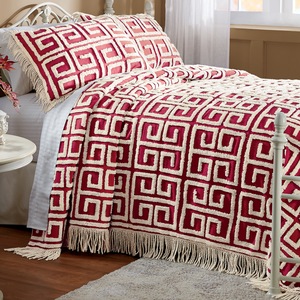 Renaissance Chenille Bedspread, , large