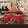 Simplify Gift Wrapping and Ribbon Storage Box, Red, large