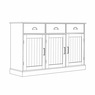 Miller Shaker-Style Sideboard Buffet Cabinet, White, large