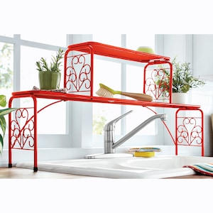 2-Tier Gate Scroll Sink Shelf, , large