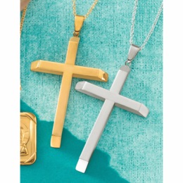 Large Cross Pendant, , large