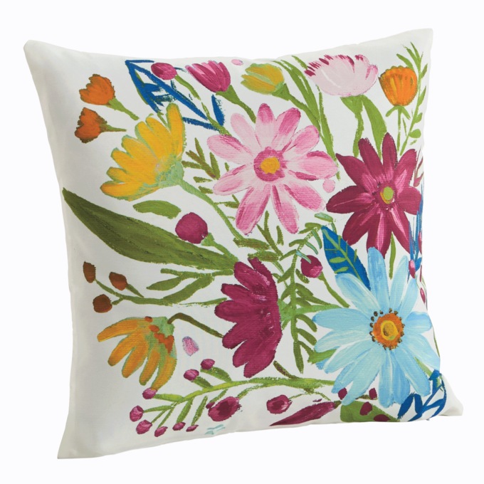 Wildflower Outdoor Accent Pillow, , large