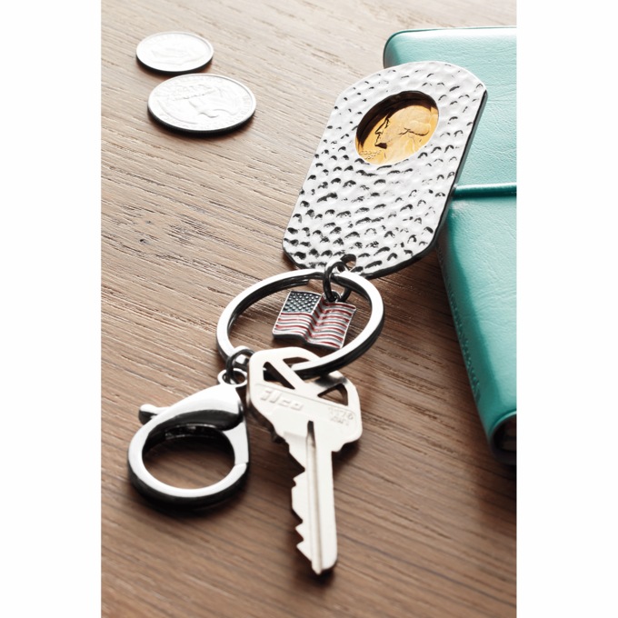 Bicentennial Quarter Keychain, , large