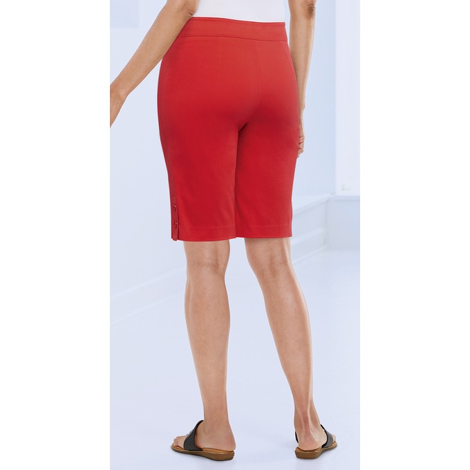 Button-Leg Bermuda Short, , large