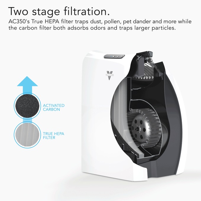 Vornado AC350 Whole Room Air Purifier, , large