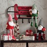 Wooden Sled Wall Shelf with Hooks, , large