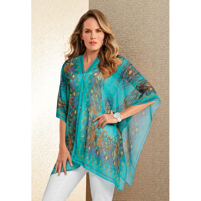 Lovely Two-Way Poncho, , large