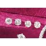 Sterling Lab-Created Diamond Round Solitaire Post Earrings, , large