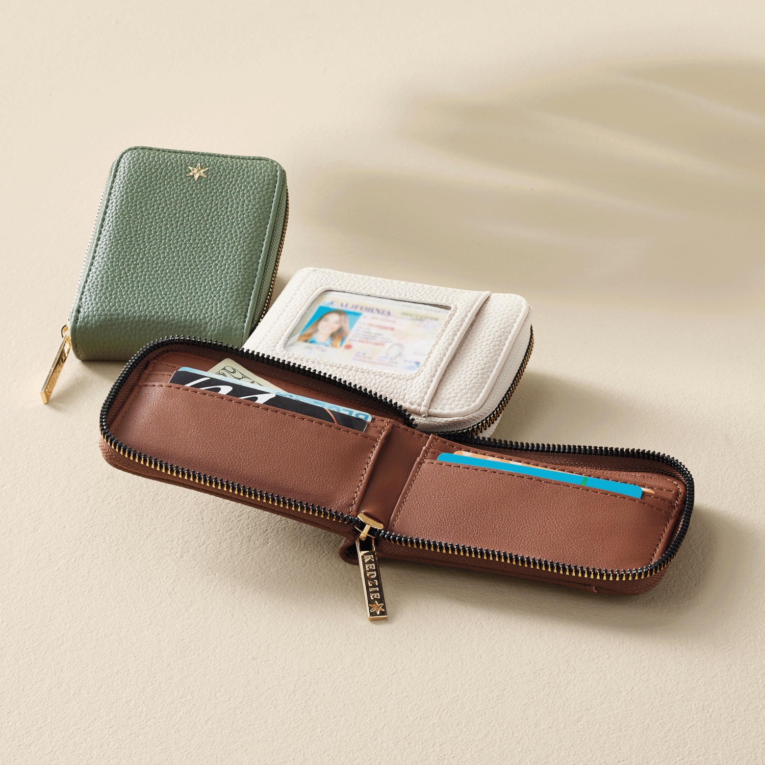 Kedzie Zip Wallet with Exterior ID Window | Seventh Avenue
