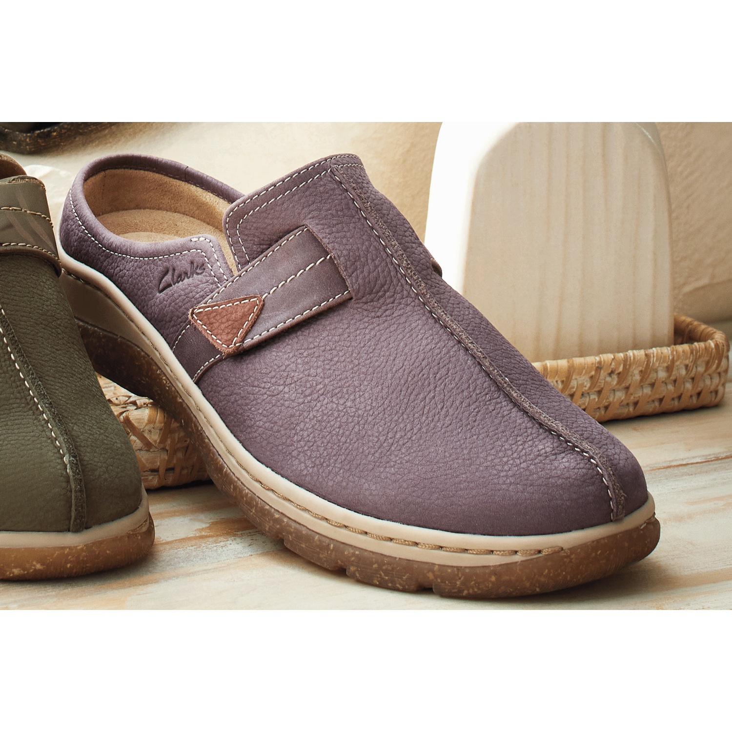 Clarks Women's Leather Orlene Clog | Seventh Avenue