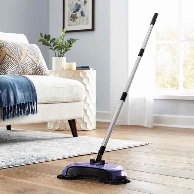 Cordless Hard Floor Manual Sweeper
