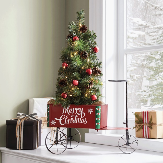 Merry Christmas Tricycle with Tree, , large