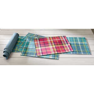 Set of 6 Madras Placemats, , large