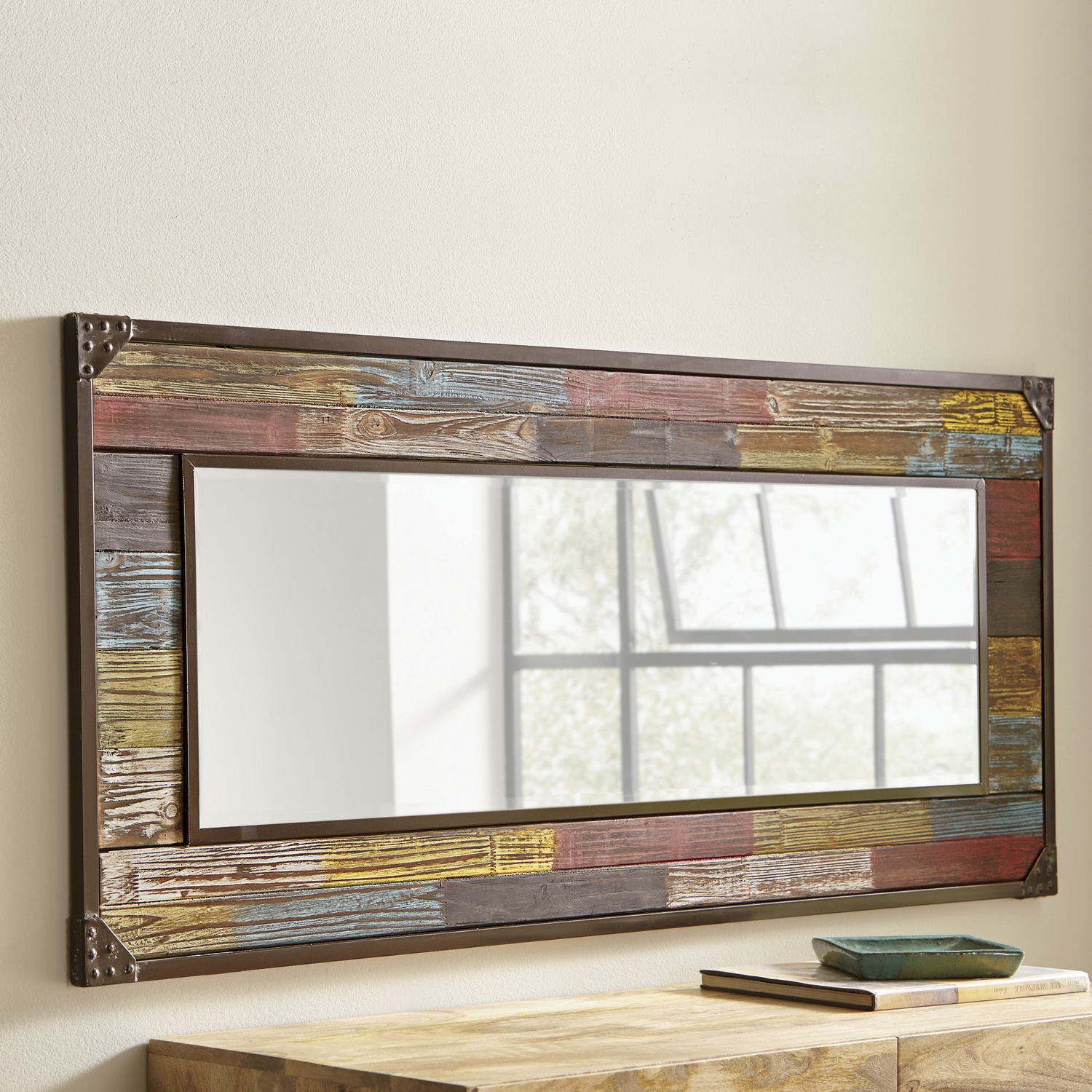 Barnwood Mirror Seventh Avenue Barnwood Mirror Large