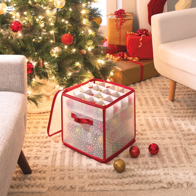 Simplify 64-Ct. Ornament Storage Organizer, Assorted, large