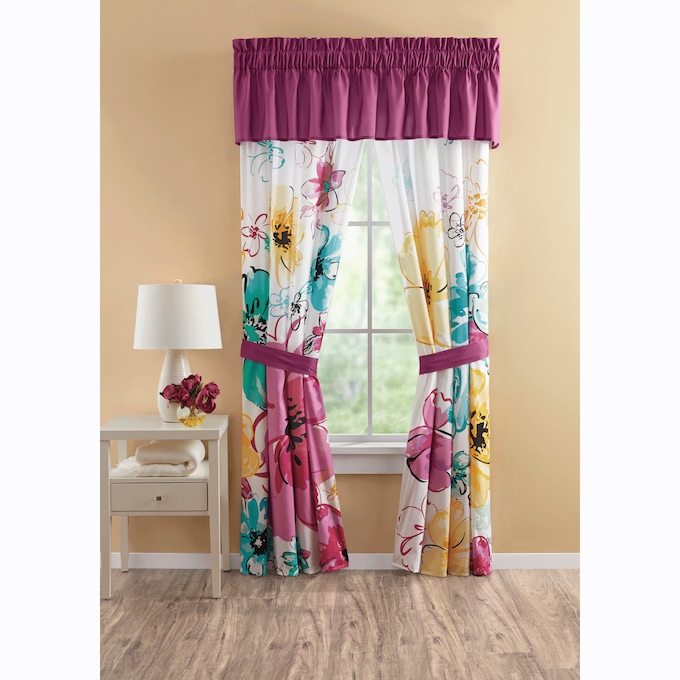 Color Connection Floral Valance, , large