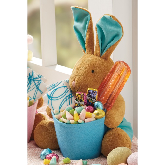 Blue Bunny Basket, , large