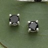 Black Diamond Earrings, , large