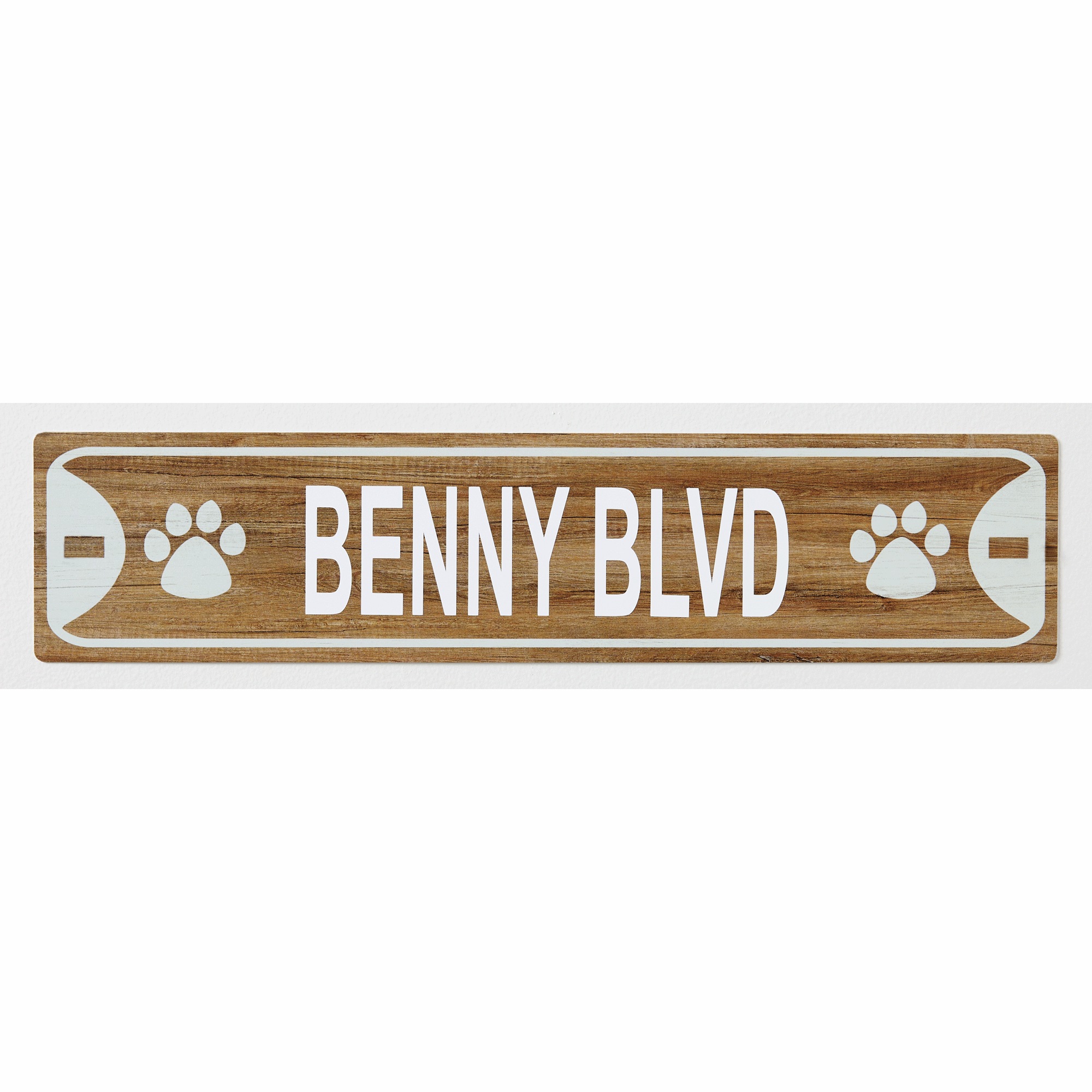 Personalized Pet Sign, Natural, large