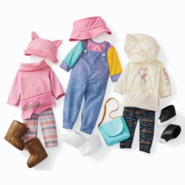 Set of Three 18&quot; Doll Outfits, , large