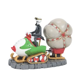 Nightmare Before Christmas Jack Brings Christmas Figurine, , large