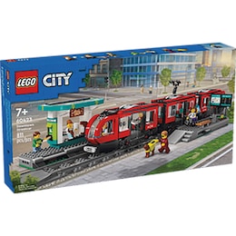 LEGO City Downtown Streetcar &amp; Station, , large