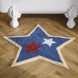 Americana Star Bath Mat, , large