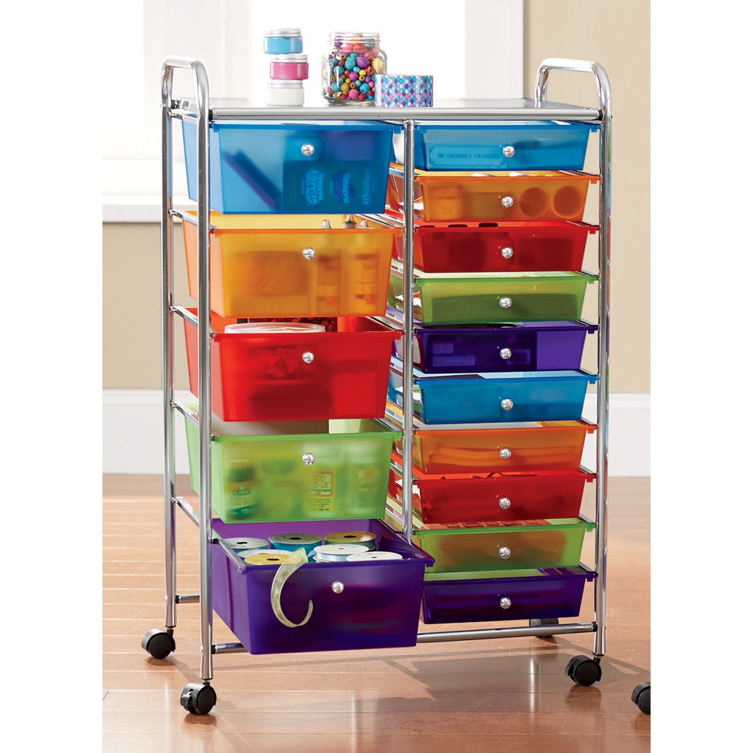 15Drawer Cart Seventh Avenue