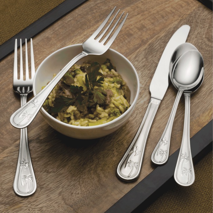 20-Piece Coastal Flatware Set, , large
