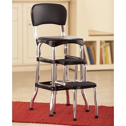 Counter-Height Retro Step Stool, , large