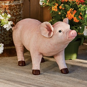 Piglet Farm Animal Statue, , large