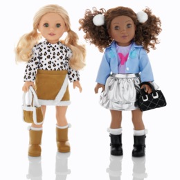 In Style Girl Doll with Set of 3 Outfits, , large