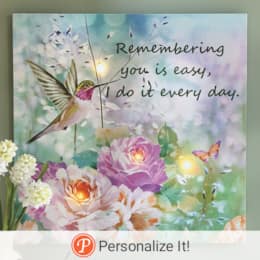 Lit Remembering You Wall Art, , large