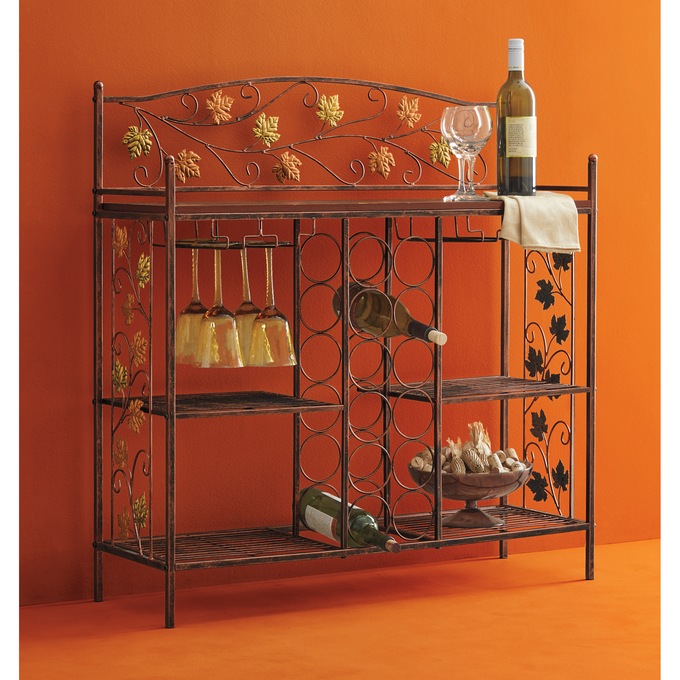 Autumn Leaves Wine Rack, , large